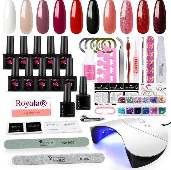 bol.com | Royala Gellak D Starterspakket + Inclusief UV Lamp + Met 10  Verschillende Gellak...