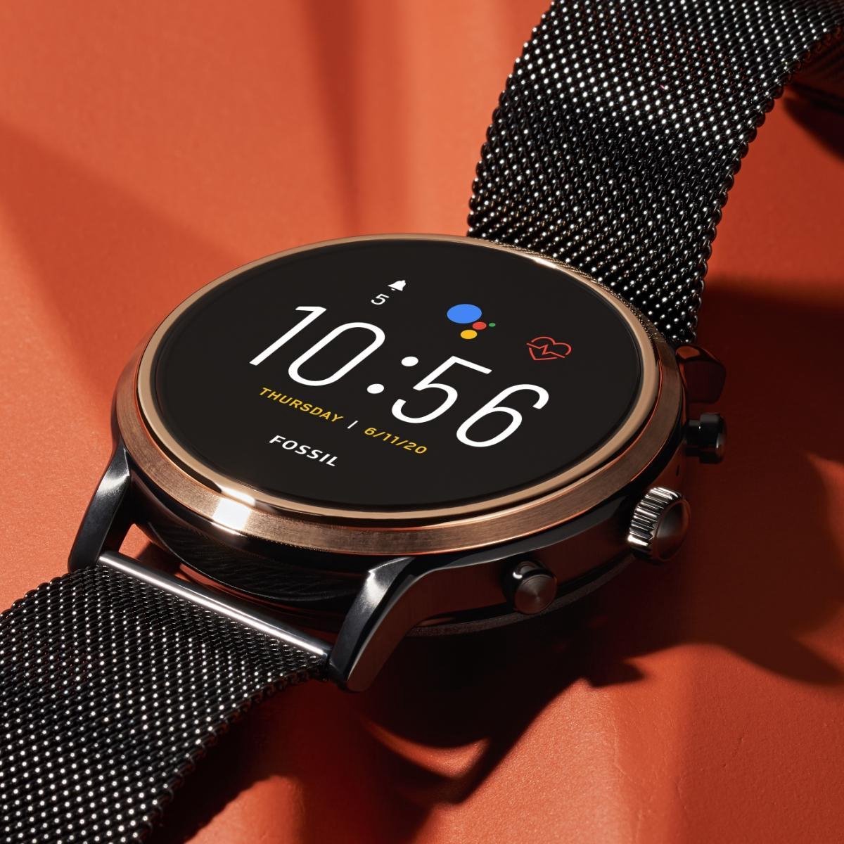 Fossil smartwatch online dames zwart