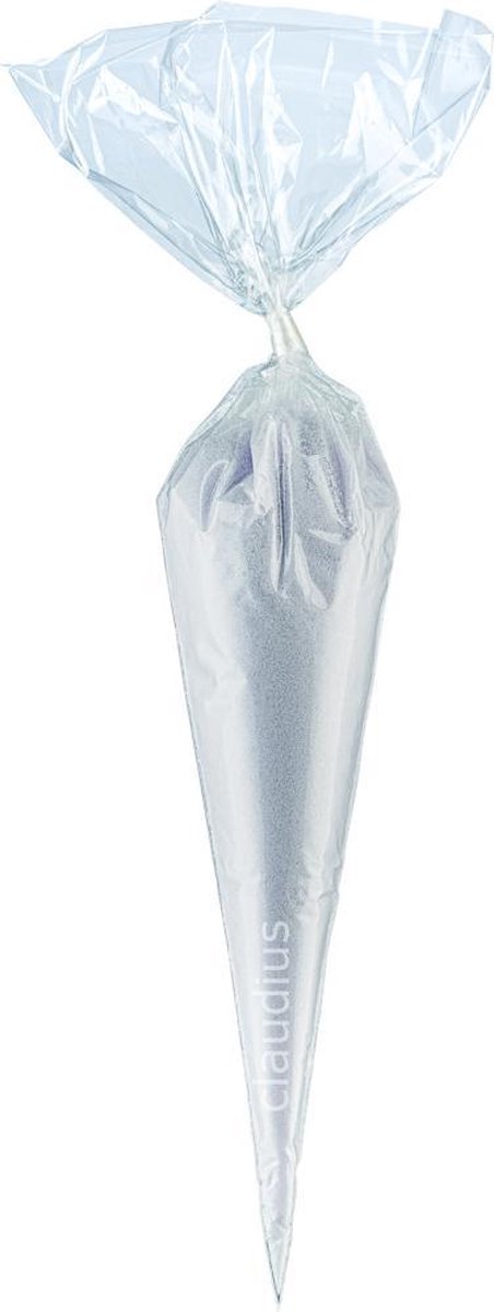 Goedkoopste Scrubzout Lavendel - 300 gram in puntzak transparant - set van 6 stuks - Hydraterende Lichaamsscrub