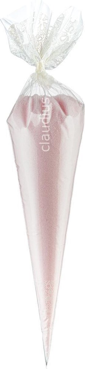 Goedkoopste Scrubzout Rozen - 500 gram in puntzak wit - set van 6 stuks - Hydraterende Lichaamsscrub