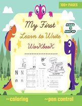 My first learn to write workbook ages 3 and up