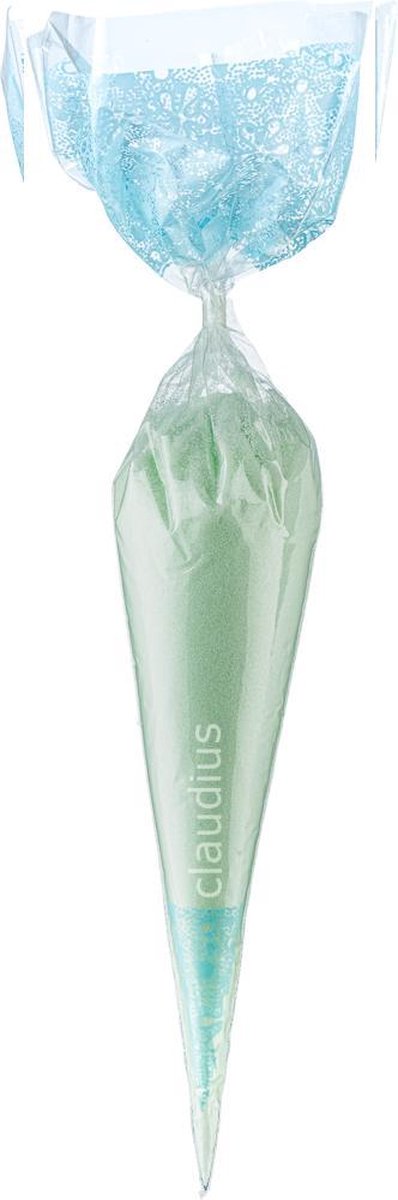 Goedkoopste Scrubzout Eucalyptus - 300 gram in puntzak blauw - set van 6 stuks - Hydraterende Lichaamsscrub