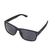 IZZLE Zonnebril Wayfarer R0014R - Dames/Heren - UV400 - Zwart montuur/Donker glas - Rubber Coating