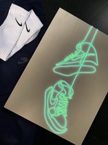 El Neon orangje Nike design