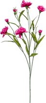 Viv! Home Luxuries Anjer - 2 stuks - zijden bloem - fuchsia - 70cm - topkwaliteit