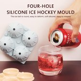 BOTC Multifunctionele ijsblokjes vorm - Siliconen - IJsballen - IJsblokjes voor ronde vorm - Cocktail Whisky Vorm - Blauw