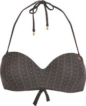 O'Neill Bikini Top Women Havaa Black With Yellow 40B - Black With Yellow 78% Gerecycled Polyamide, 22% Elastaan Null
