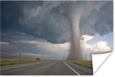 Poster Baca tornado in veld - 120x80 cm