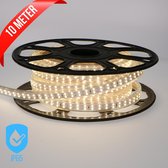 Proventa Waterdichte LED strip voor buiten - 1 x 10 meter - incl. Adapter - Wit