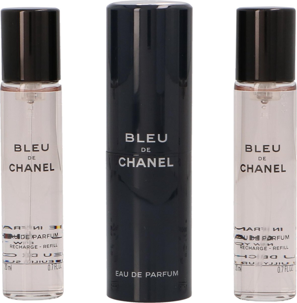 CHANEL (BLEU DE CHANEL) Parfum Twist And Spray Travel Set (3 x 20ml) |  Harrods US