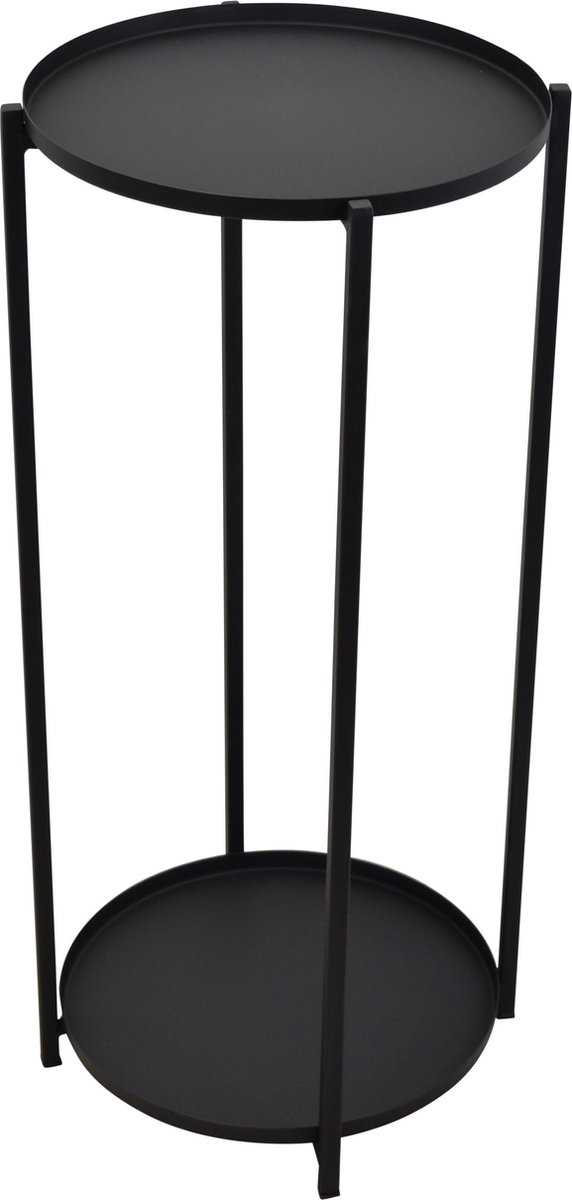 LOFT42 Vase Zuil Opvouwbaar Zwart Metaal - Rond - Ø70x30
