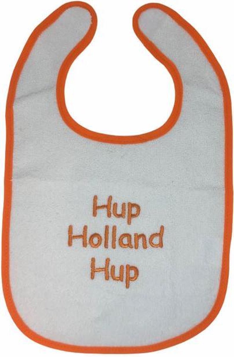 Goedkoopste Non-branded Slabbetje Hup Holland Hup Junior Katoen Wit/oranje One-size