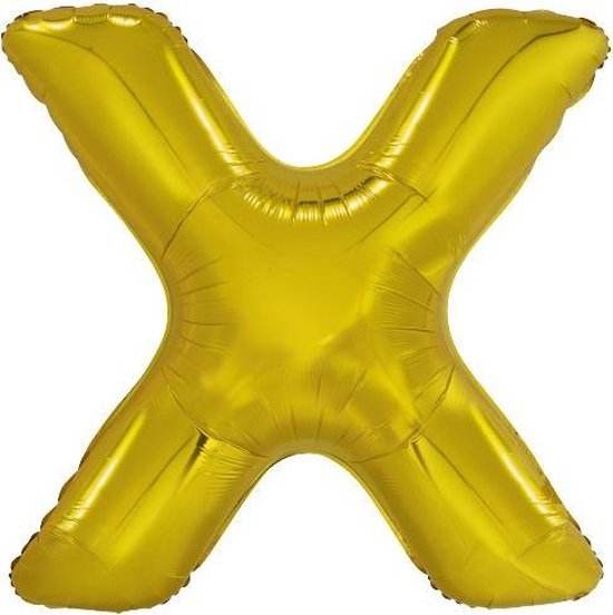 Amscan Letterballon X Folie 96 Cm Goud