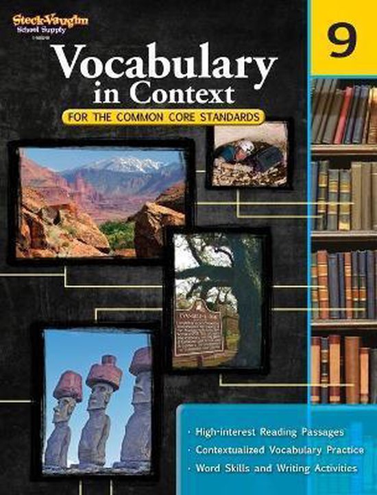 Vocabulary in Context for the Common Core Standards, Grade 9 - cover