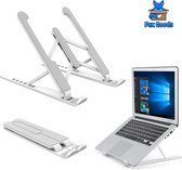 Fox Goods Ergonomische Inklapbare Laptop Standaard - Laptophouder - Universeel - Anti Slip - Tablethouder - Laptopstandaard Verstelbaar - Laptop Verhoger