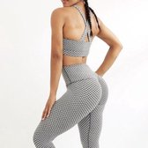 TikTok Legging + Top BH met Push-up - Complete Set - Vergroot billen en borsten - Maat Medium