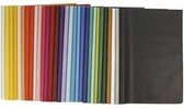 Tissuepapier, vel 50x70 cm,  14 gr, diverse kleuren, 300div vellen