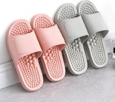 Massage slippers - Anti-slip voetmassage badslippers - Gezondheidsslippers - Roze - maat 40/41