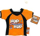 Raamhanger t-shirt Hup Holland Hup - Oranje - Voetbal - 16 x 18 cm