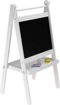 Schoolbord voor kinderen Met krijt en wisser - 80cm - Hout - Wit