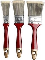 Vernis kwasten, b: 2,5-4,5 cm, , 3stuks