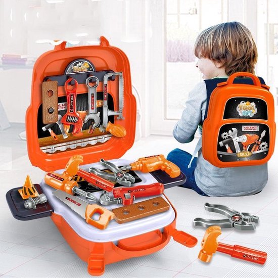 Gereedschap Speelgoedtas - Toolbox Ingenieur stuks - Speelgoed... | bol.com