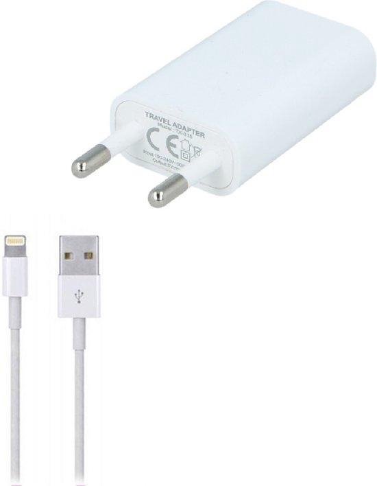 iPhone Lader Premium USB Oplader inclusief lightning kabel van 1 Meter Apple...