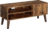 Tv meubel - Tv kast - Tv meubel rustiek bruin - Tv kast meubel - 110 x 40 x 49,5 cm - Rutiek bruin