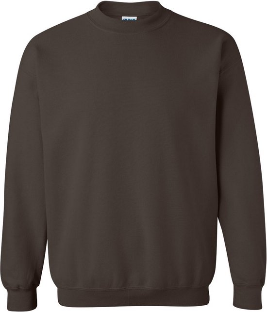 Gildan Heavy Blend Sweatshirt unisexe à col rond pour adultes (chocolat noir)