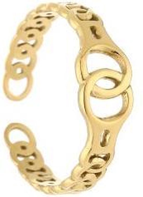 Michelle Bijoux Ring Infinity Collier Or Taille Unique JE12861