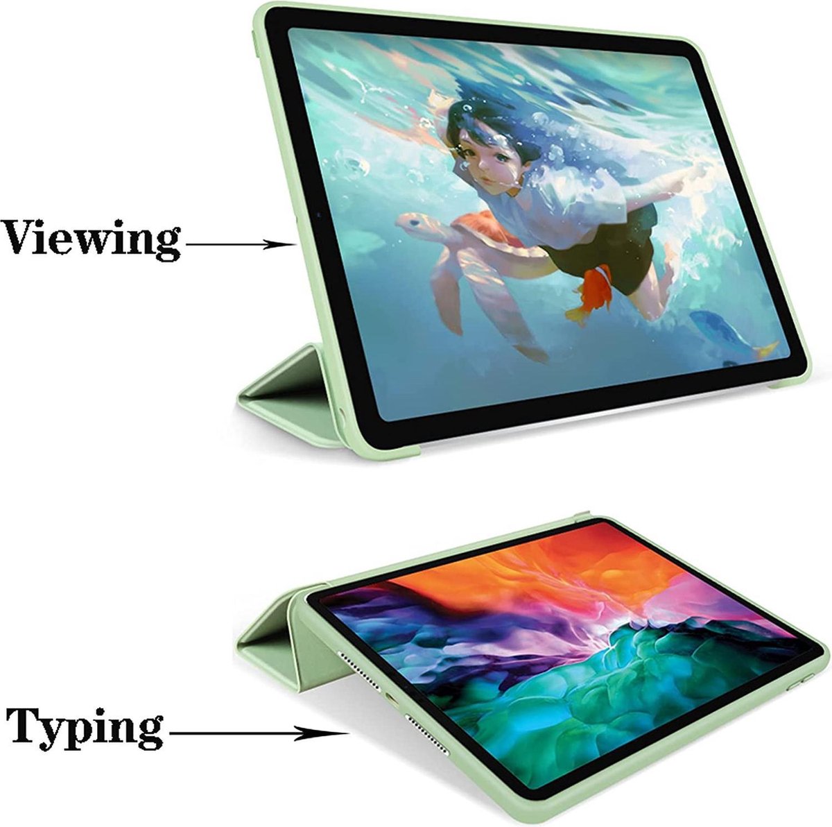 Apple iPad Pro 11 pouces (2021) Cover Blauw Clair - Étui pour Tablette à  Trois Volets