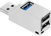 USB hub | 3 poorten | USB 3.0 | Plug & play | 2000mA | Wit