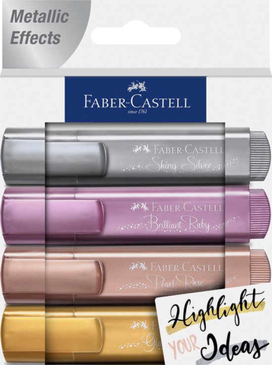 Faber Castell Markeerstift - Metallic robijn Aanbieding – Beste Prijs