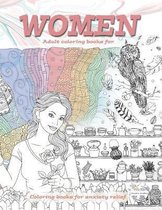 Adult coloring books for women. Coloring books for anxiety relief.
