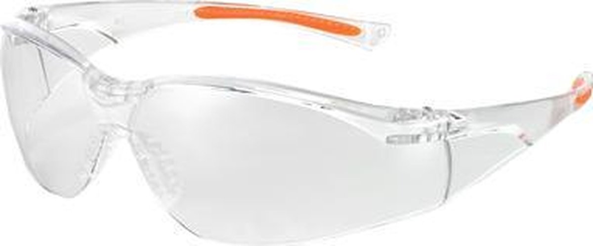 Univet veiligheidsbril 513 oranje helder anti-condens
