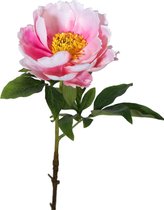 Viv! Home Luxuries Pioenroos - zijden bloem - roze - 53cm