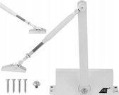 Ariko instelbare Deurdranger Met Glijarm - Max 60-100cm & 60kg - Wit