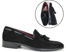 Handgemaakte lederen bruin gearceerde slip op stijl casual wear mannen stijlvolle muilezels Schoenen Herenschoenen Loafers & Instappers 