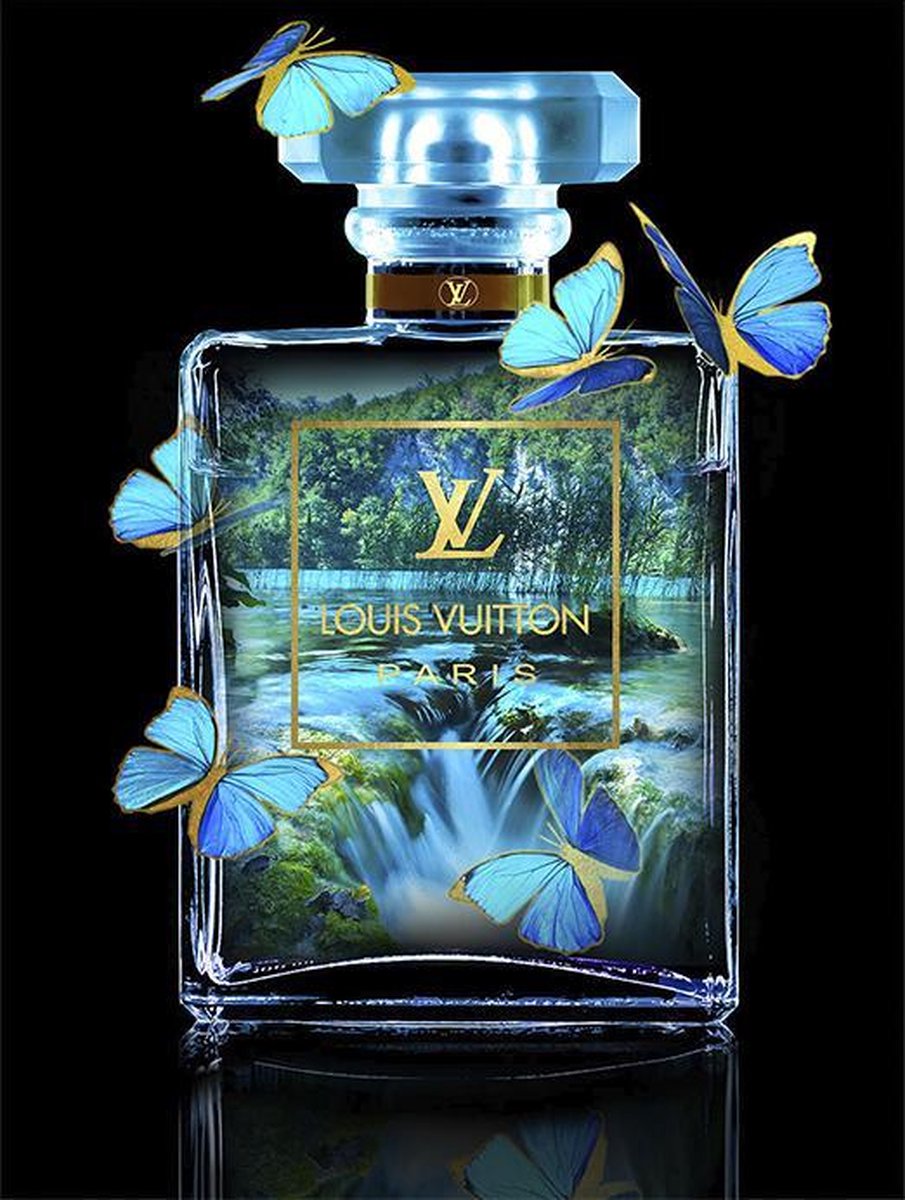 Glasschilderij - Louis Vuitton - Eau de parfum - De Woonhoek