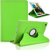 Samsung Tab A7 Hoesje - Draaibare Tab A7 Hoes Case Cover voor de Samsung Galaxy Tablet A7 2020 - 10.4 inch - Groen
