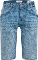 Korte Jeans Met Blad Patroon 1026076 27185