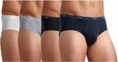 Set de 3 pièces sloggi underwear basic grey midi slip homme 95% coton / 5% élasthanne, taille : M