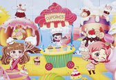 kinderpuzzel thema cupcakes - legpuzzel - 35 puzzelstukjes | afmeting: 46 CM x 32 CM