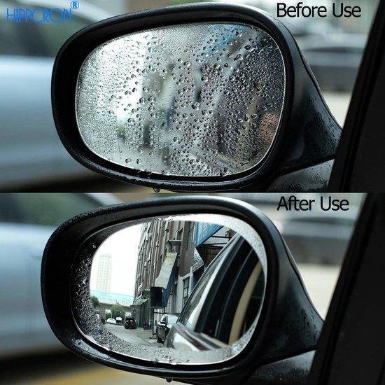 Buitenspiegel folie voor beter zicht-Auto Raam stickers-Spiegel Folie-Spiegel Auto- Anti-regen-Spiegel Sticker-spiegel Folie-Achteruitkijkspiegel-Beschermfolie- Nano coating - folie- 2 stuks