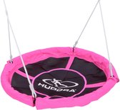 HUDORA Nest 110, Pink | Garden Swing | Also Suitable for Indoor Use, 110 cm