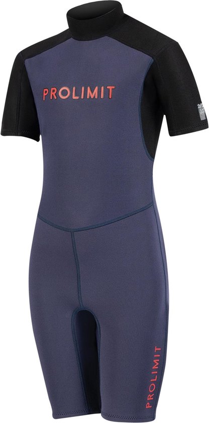 Prolimit Grommet Shorty Wetsuit - Maat 164 - Unisex - Donker  blauw/Zwart/Rood | bol.com