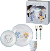 Woezel En Pip Melamine Eetset 5 Dlg. Blauw