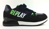 Replay Coulby Jongens Sneaker - Zwart - Maat 33