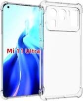 Xiaomi Mi 11 Ultra hoesje - MobyDefend Transparante Shockproof TPU Gelcase - Verstevigde Hoeken - Volledig Doorzichtig - GSM Hoesje - Telefoonhoesje Geschikt Voor: Xiaomi Mi 11 Ult