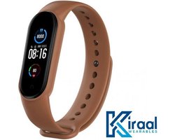 Kiraal Ultra – Stappenteller – Activity Tracker – Temperatuurmeter – Bloeddrukmeter – Hartslagmeter – Smartwatch – Horloge – Heren – Dames – Nederlandse Handleiding – Bruin